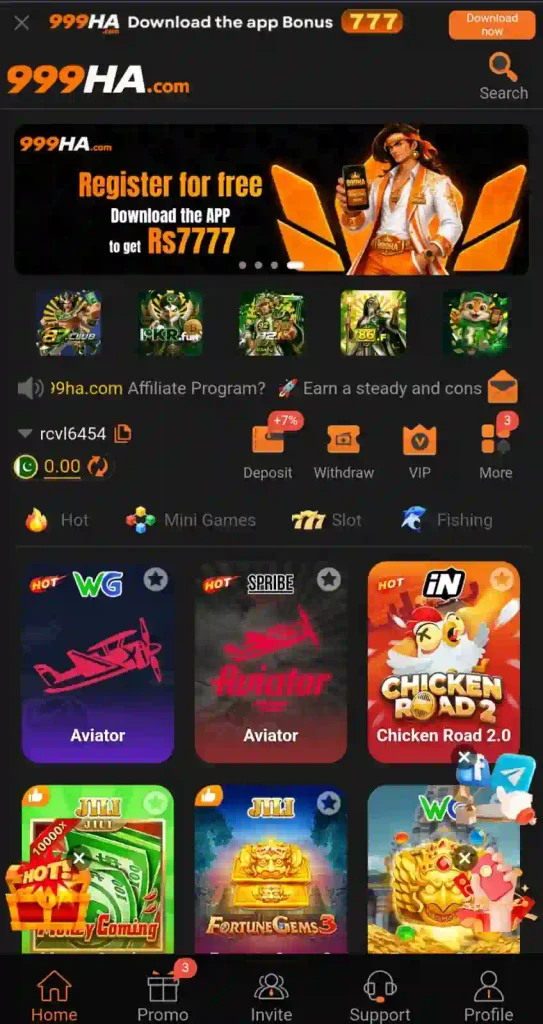 999HA Game Download Top Earning Platform Free For Android & iOS