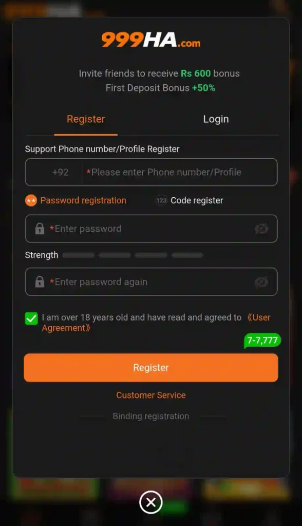 999HA Game Download Top Earning Platform Free For Android & iOS