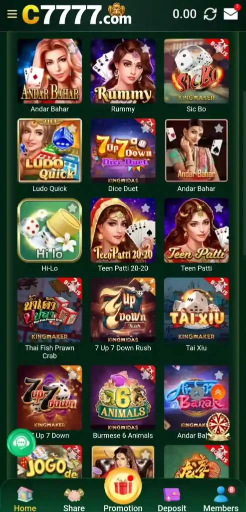 C7777 Game Download New Real Rupees App For Android Free