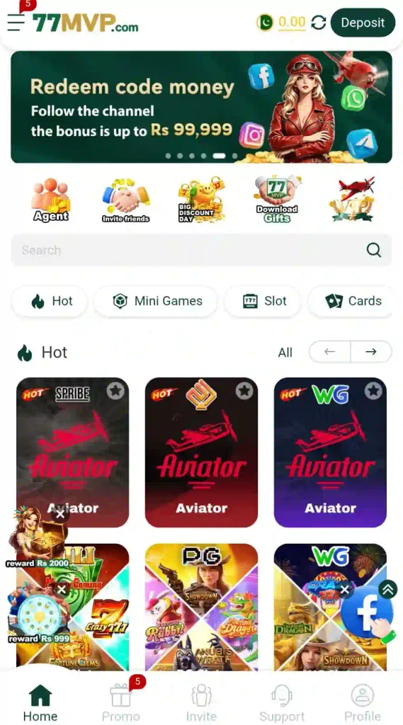 77 MVP Game Download {Real Money App} Free For Android