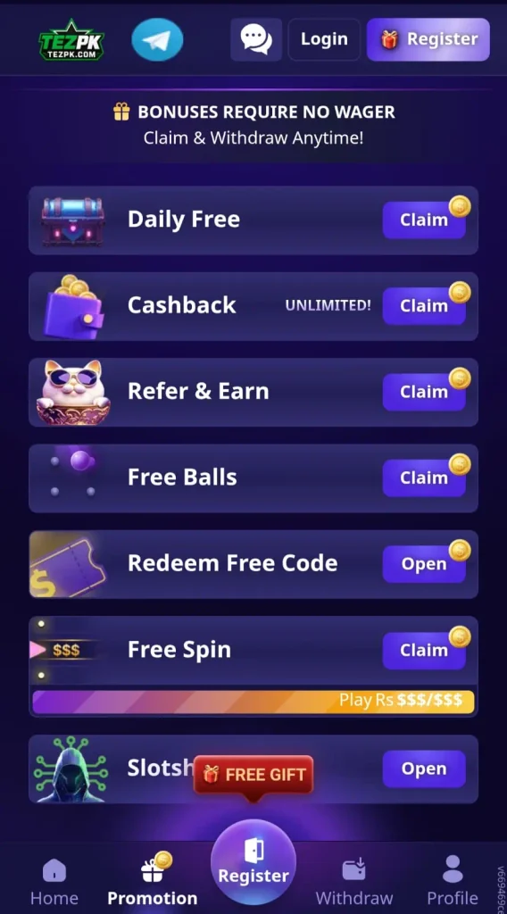 TEZPK Game Download {Latest V3.1.15} Free For Pakistani User