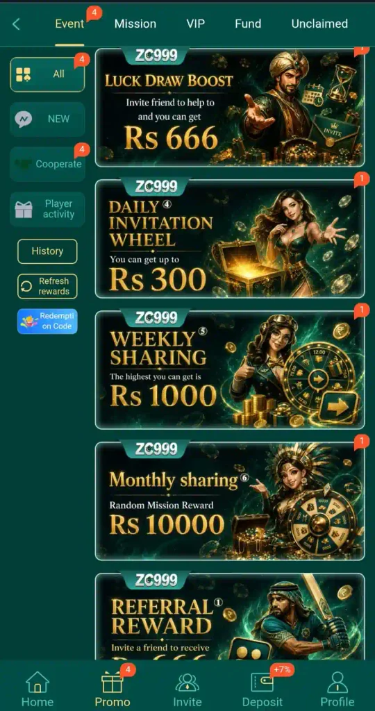ZC999 Game Download Most Popular Earning App in Pakistan