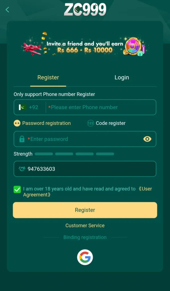 ZC999 Game Download Most Popular Earning App in Pakistan