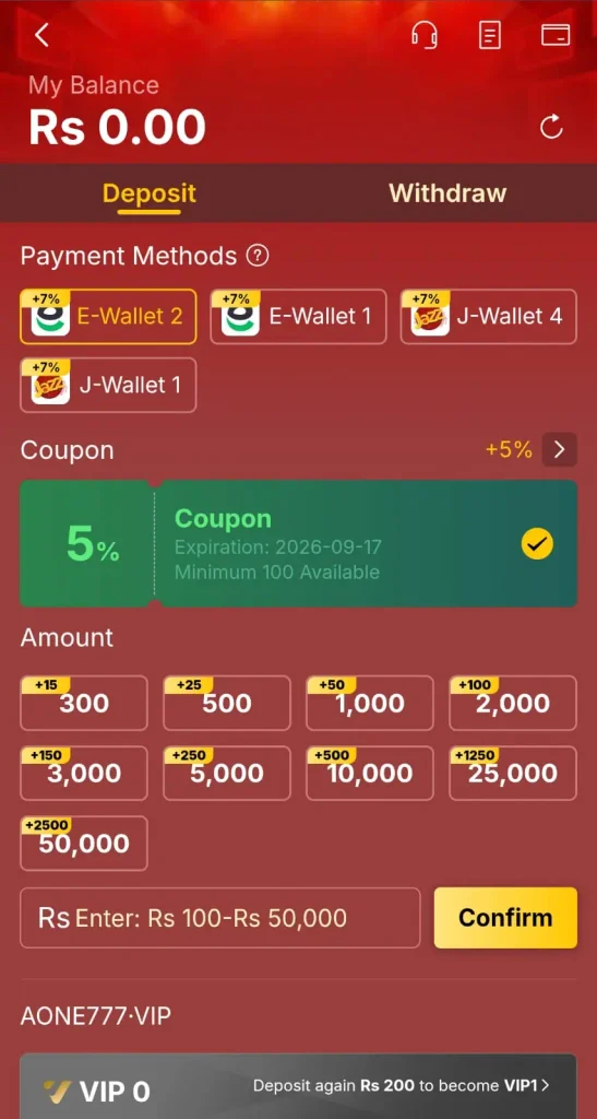 AONE777 Game Download (New Top Rupees) APK For Android