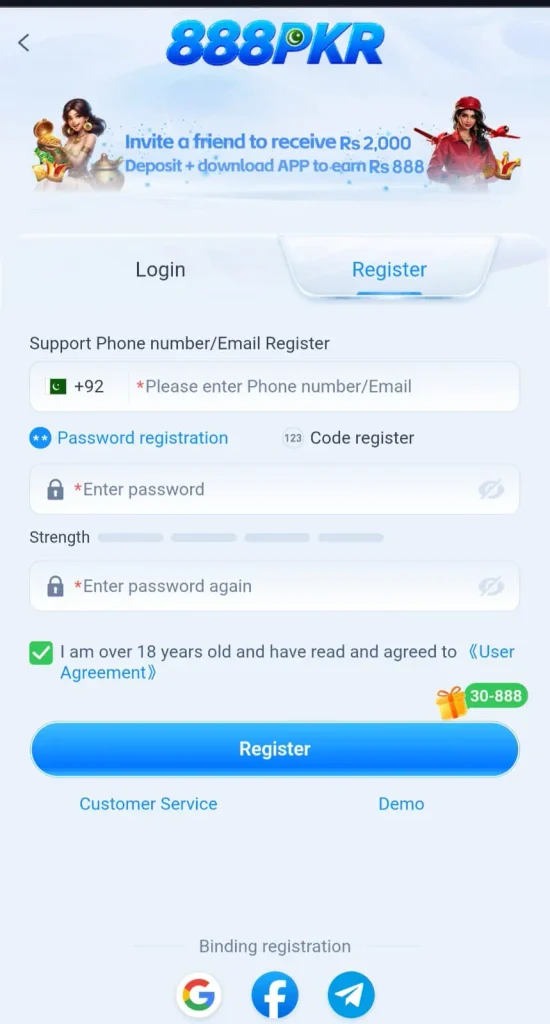 888 PKR Game Download Easy Earning Platform For Android